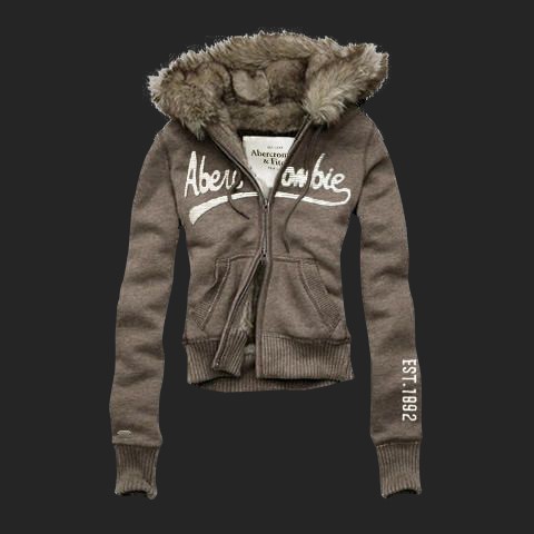 Abercrombie & Fitch Tan Vrouwen Hoodie AF-whod045