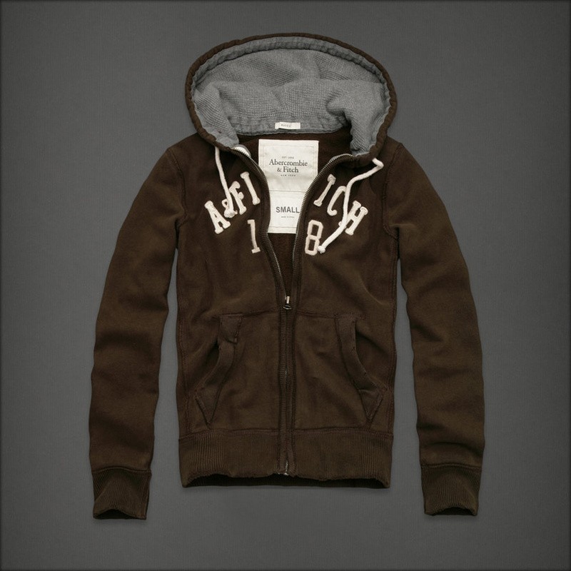 Abercrombie & Fitch Bruine Mannen Hoodies AF-mhod168