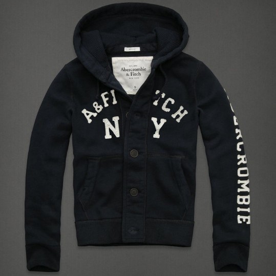 Abercrombie & Fitch Zwarte Mannen Hoodies AF-mhod137