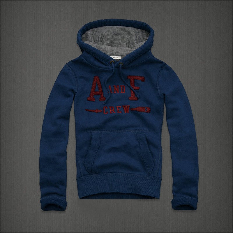 Abercrombie & Fitch Blauwe Mannen Hoodies AF-mhod186