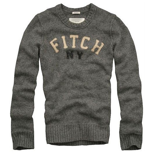 Abercrombie & Fitch Grijze Mannen Trui 86