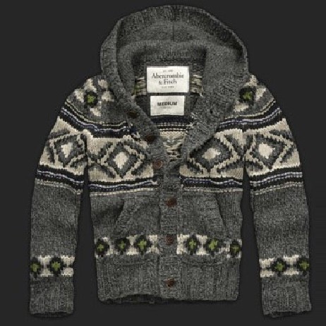 Abercrombie & Fitch Grijze Mannen Trui 49